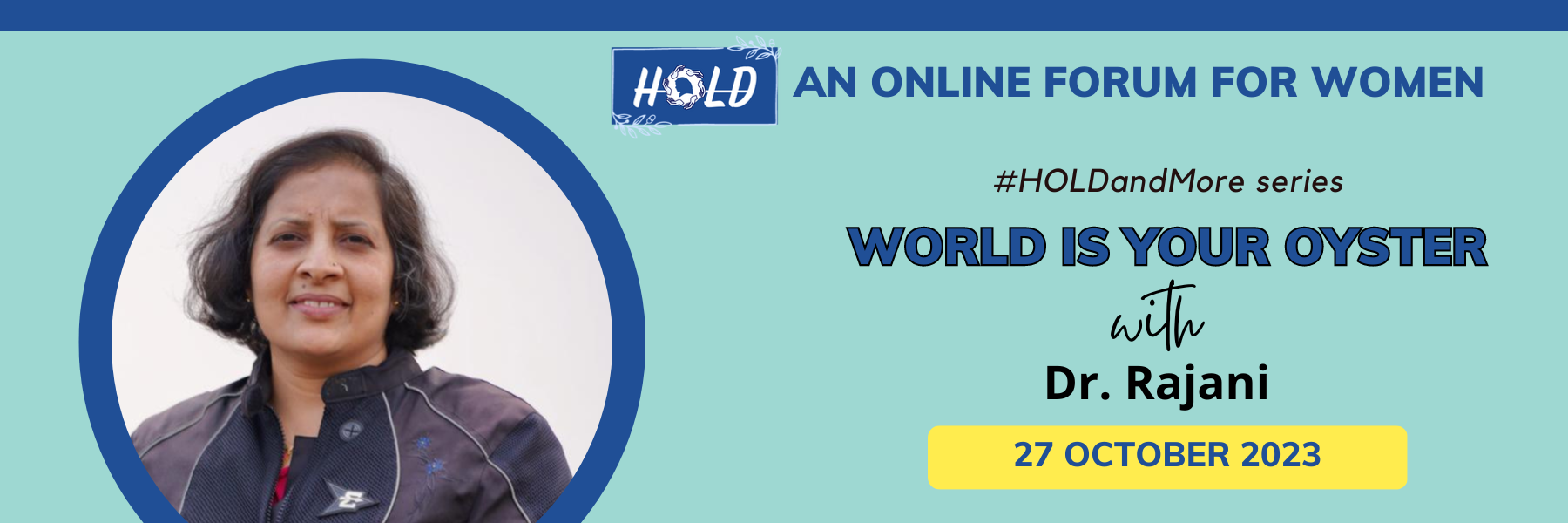 HOLD banner for website